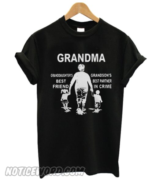 Grandma granddaughter's best friend grandson's best partner in crime T-shirt