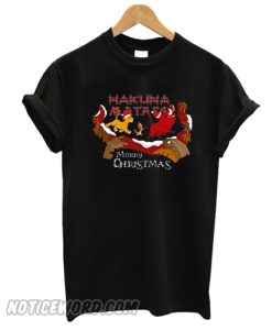 Hakuna Matata merry Christmas Unisex adult T shirt