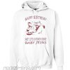 Happy Birthday sweet little 8 pound 6 ounce baby Jesus Hoodie
