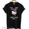 Hello Kitty Rock paper scissors throat punch i win T shirt