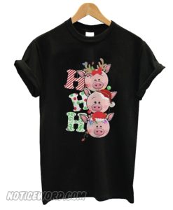 Ho Ho Ho Pig Christmas Unisex adult T shirt