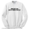 Innocent Girl With A Hood Playlist Sweatshirt