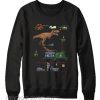 Jurassic Park 8-Bit Classic Dino Sweatshirt