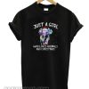 Just A Girl Who Loves Animals And Christmas Elephant T-Shirt