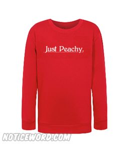 Just Peachy Sweatshirt