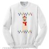 Llama White Sweatshirt