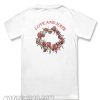 Love Hate Rose T Shirt Back