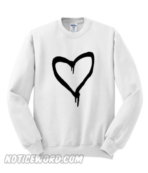 Love White Sweatshirt – noticeword