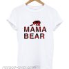 Mama bear with baby bear buffalo plaid T-shirt