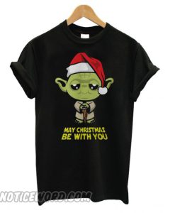 May Christmas Be With You Star Wars Yoda T shirt