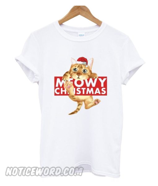 Meowy Christmas Unisex adult T shirt