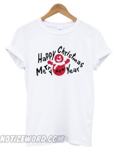 Merry Cahristmas & Happy New Year Snowman T shirt