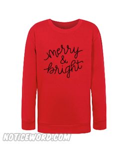 Merry and Bright Christmas Sweatshirt