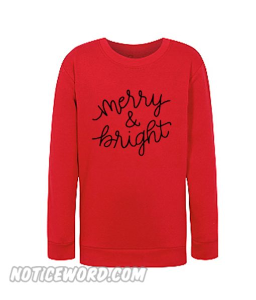 Merry and Bright Christmas Sweatshirt