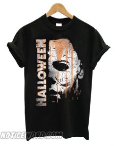 New Cute Halloween Michael Myers Mask And Drips smooth T shirt