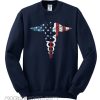 Nurse USA Flag Sweatshirt