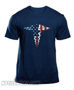 Nurse USA Flag T-Shirt