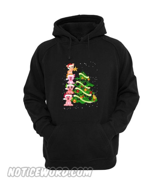 Pigs Christmas Tree Hoodie