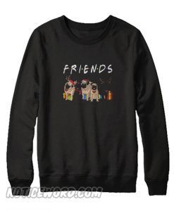 Pugs Friends Christmas Sweatshirt