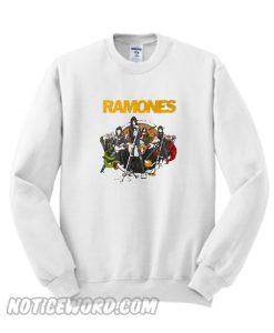 Ramones Live Cartoon Vintage Sweatshirt