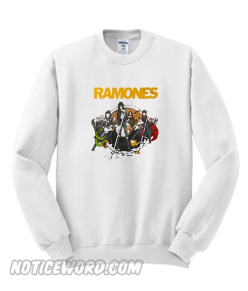 Ramones Live Cartoon Vintage Sweatshirt