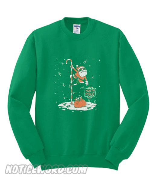 Santa North Pole Dancing Sweatshirt