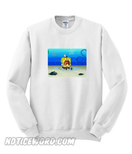 Spongebob Sad Rip Stephen Hillenburg Sweatshirt