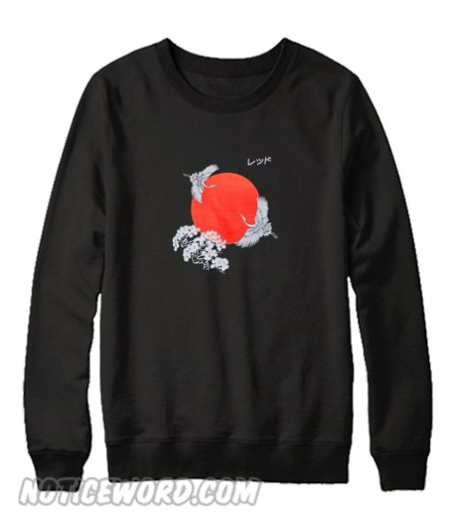 Stork And moon Back Sweatshirt