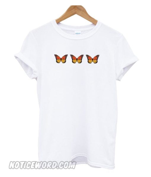 Triple Butterfly smooth T-Shirt