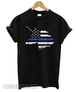 Unicorn Thin Blue Line Flag smooth T-Shirt