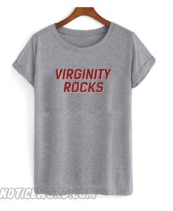 Virginity Rocks Heather Grey T shirt