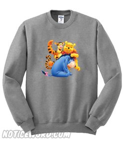 Winnie the Pooh Eeyore and Tiger Sweatshirt