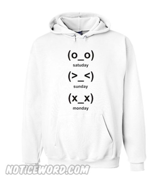 cute emoji days Hoodie