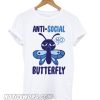 Anti-Social Butterfly Racerback smooth T shirt