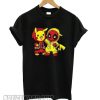 Baby Pikachu Pokemon and Deadpool New smooth T shirt