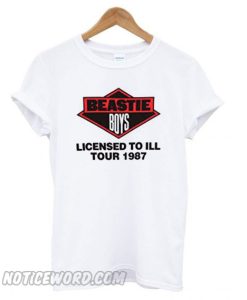 Beastie Boys Licensed To Ill Tour 1987 smooth T shirt