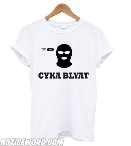 CSGO Gaming Cyka Blyat Counter Strike smooth T shirt