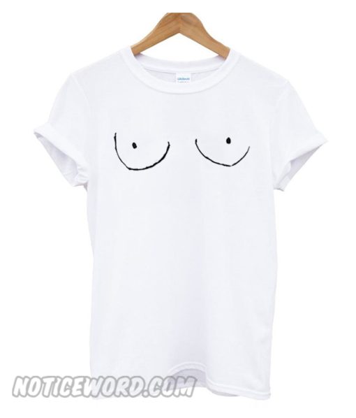 Cartoon Draw Boobies Hand Drawn Women Boobs smooth T-Shirt