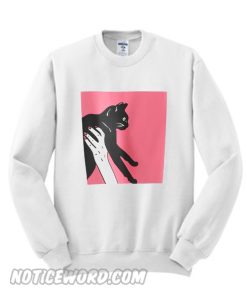 Cat Print smooth Sweatshirt