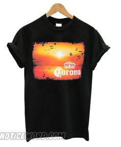 Corona Extra Men’s Navy Blue Sunset smooth T shirt