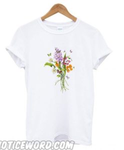 Crystal Flower Bouquet smooth T shirt