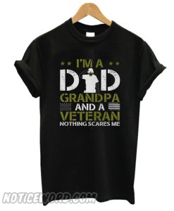 Dad Grandpa Veteran smooth T-Shirt