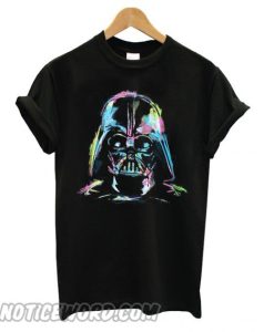 Darth Vader Neon Sketch Art smooth T shirt