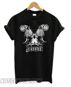 Down Double Lion Black smooth T shirt