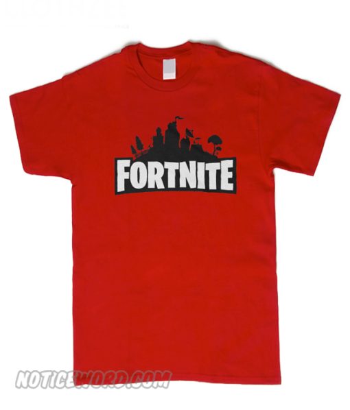 Fortnite Red smooth T-Shirt