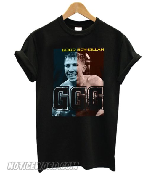 GGG Gennady Golovkin 3G boxing Good boy killah Black smooth T-Shirt