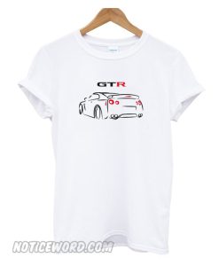 GT - R Godzilla self line drawing sketch smooth T-Shirt