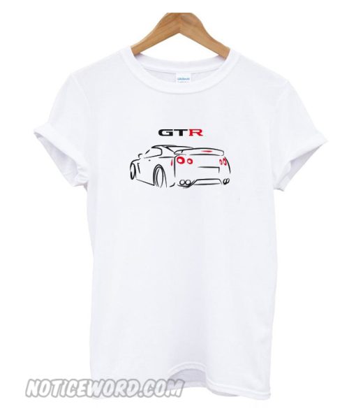 GT - R Godzilla self line drawing sketch smooth T-Shirt