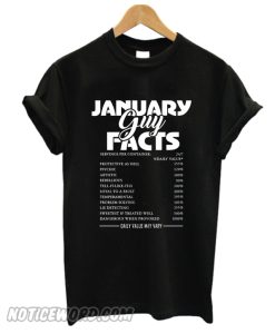 January Guy Facts smooth T-shirt