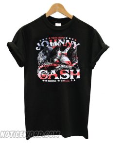 Johnny Cash American Eagle Black smooth T shirt